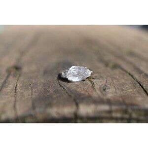 Raw Lake County Diamond Engagement Ring